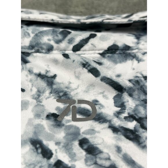 7Diamonds Mr. Blue Sky 4-Way Stretch Polo Mens Large NWD Pullover Bahamas Flag - Picture 11 of 13